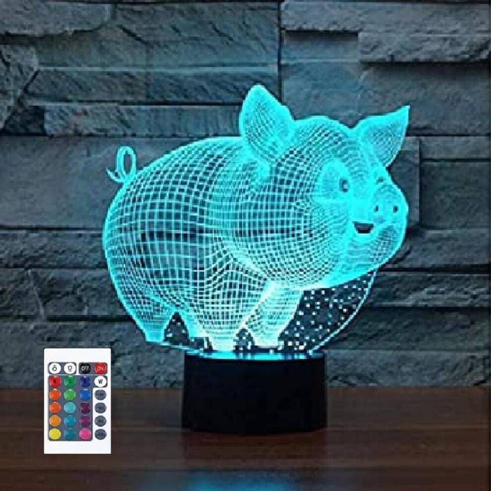 3D Animal Pig Remote Control