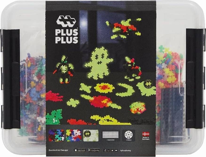 Plus Plus Build & Glow 3D Storage Box