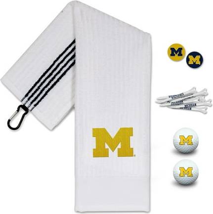 WinCraft Michigan Wolverines Golfing Gift Set