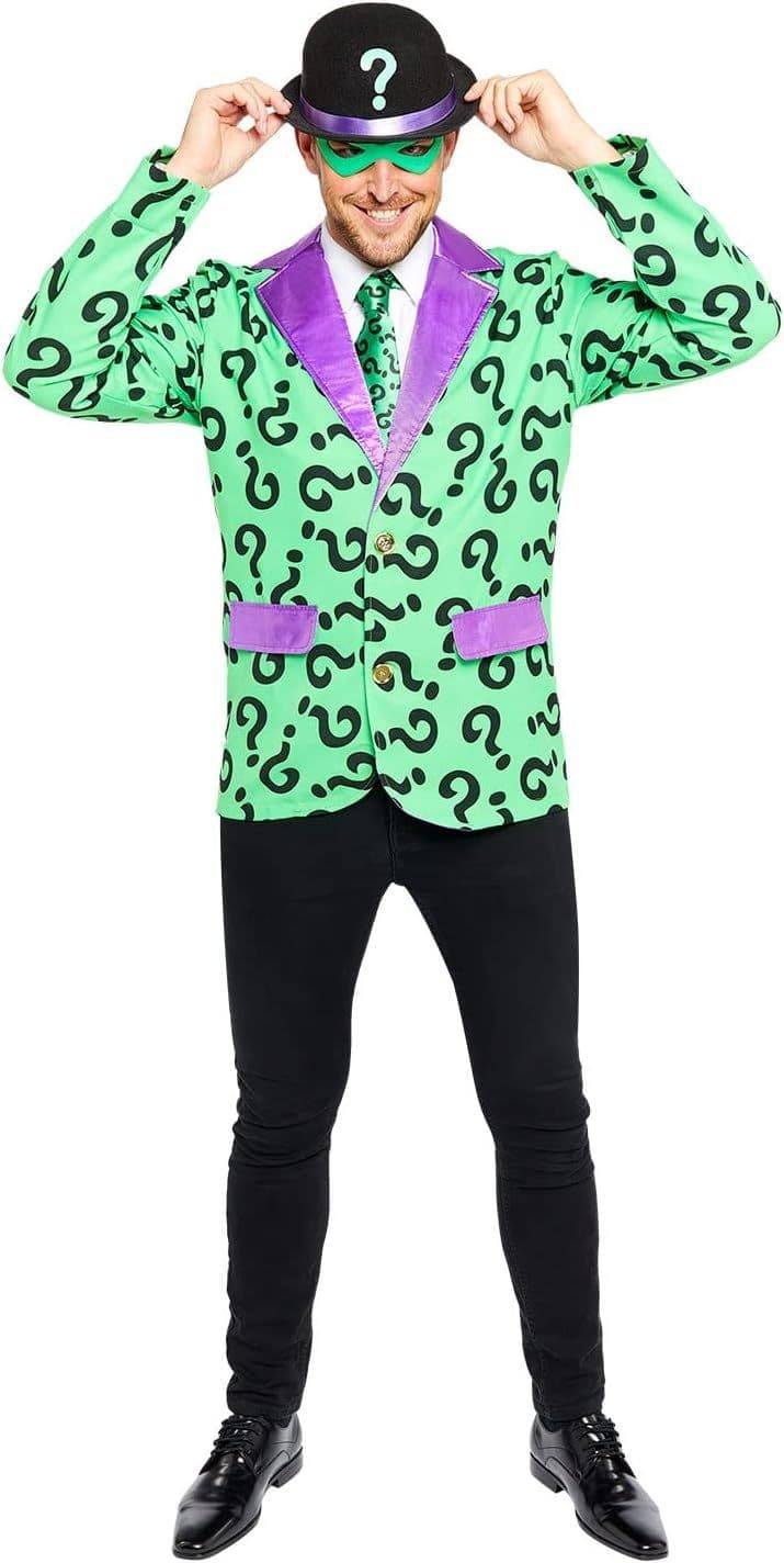 Amscan Mens The Riddler Costume Small