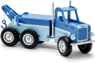 Moover Ride-On Lastbil Mack Mörkblå