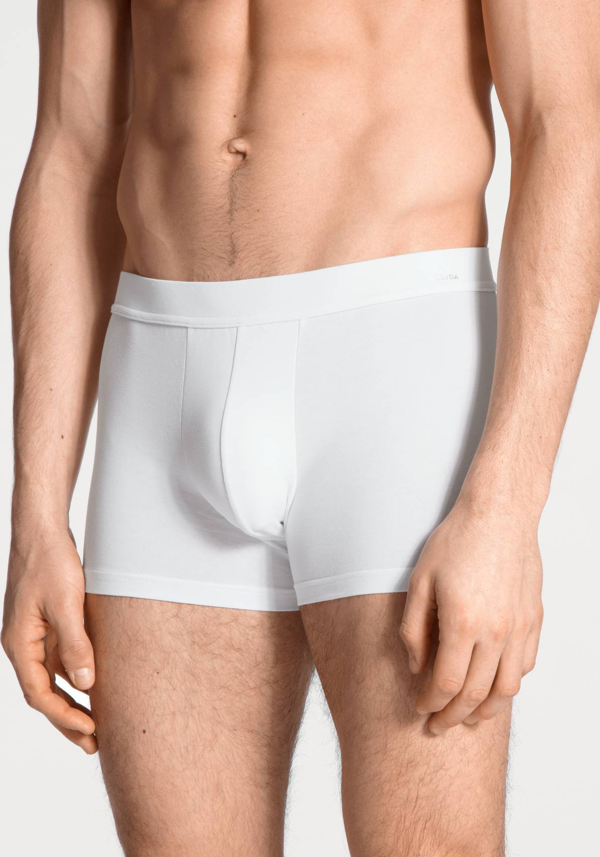 Calida Cotton Code Brief Boxer - White