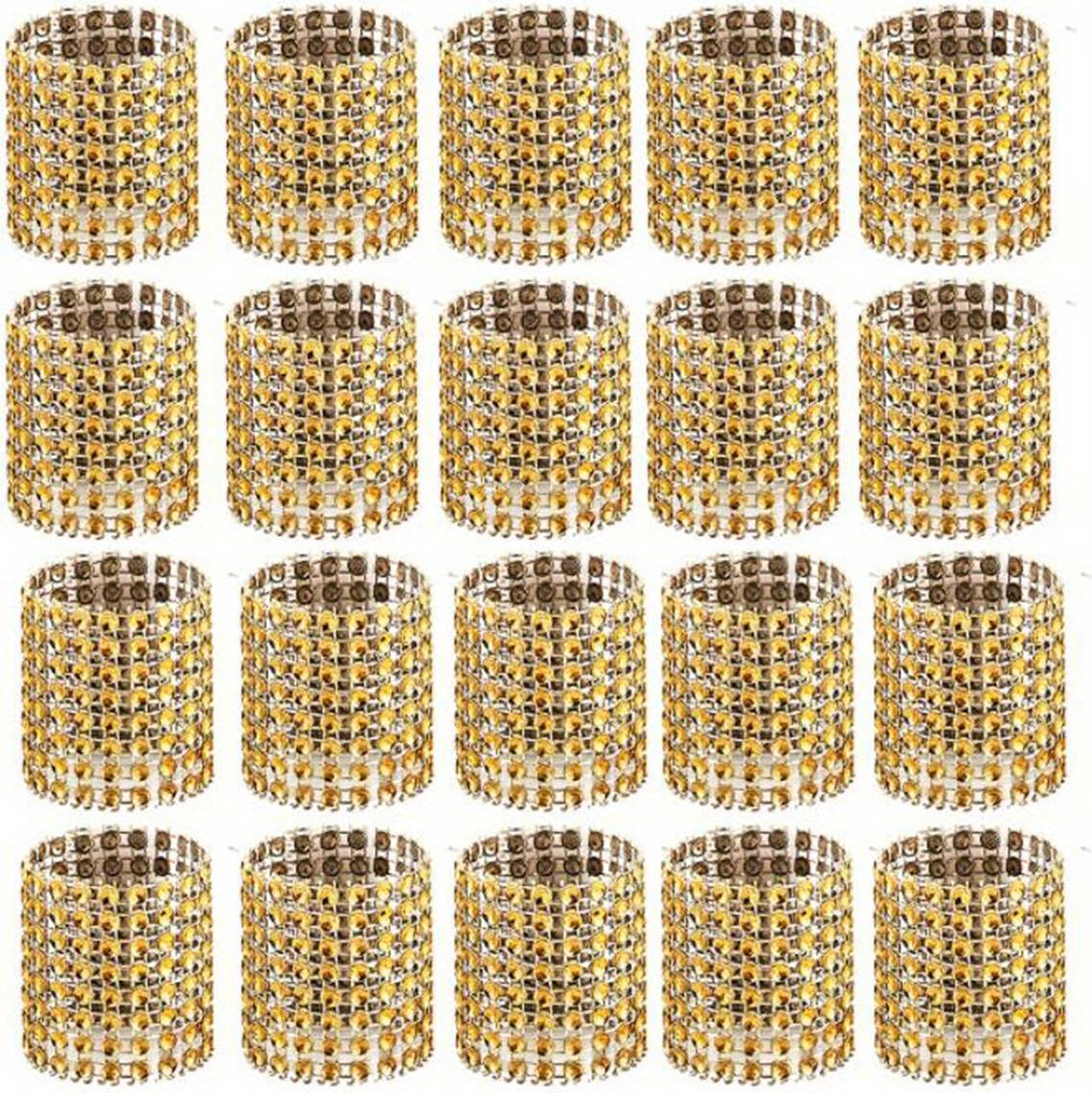 Temu Rhinestone Rings - For Weddings/Anniversaries/Day