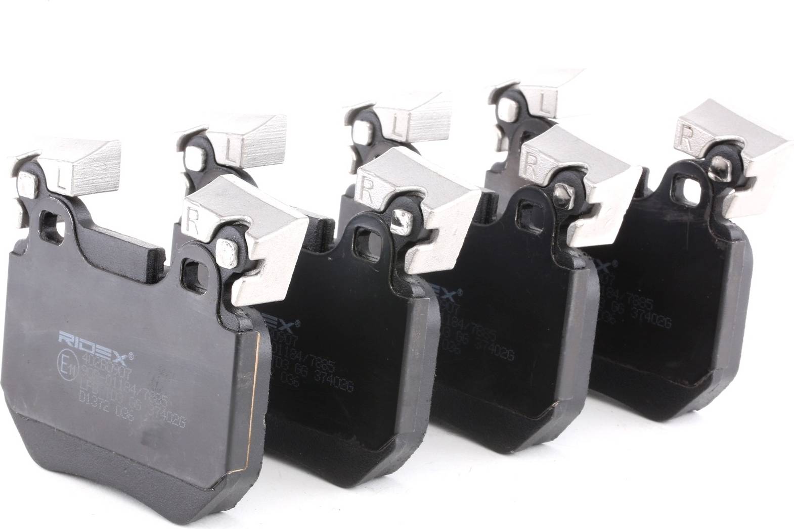 Ridex Brake Pad Set Rear Axle
