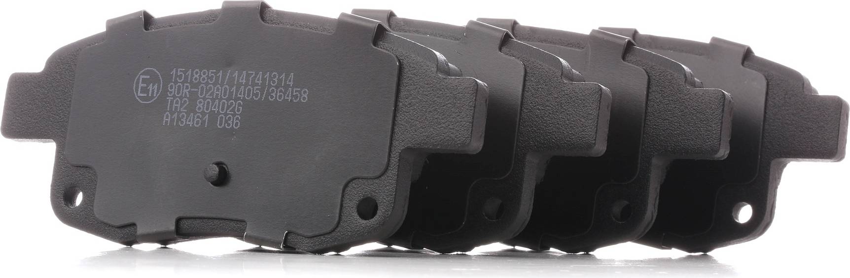 Ridex 402B1350 Brake Pad Set Rear Axle