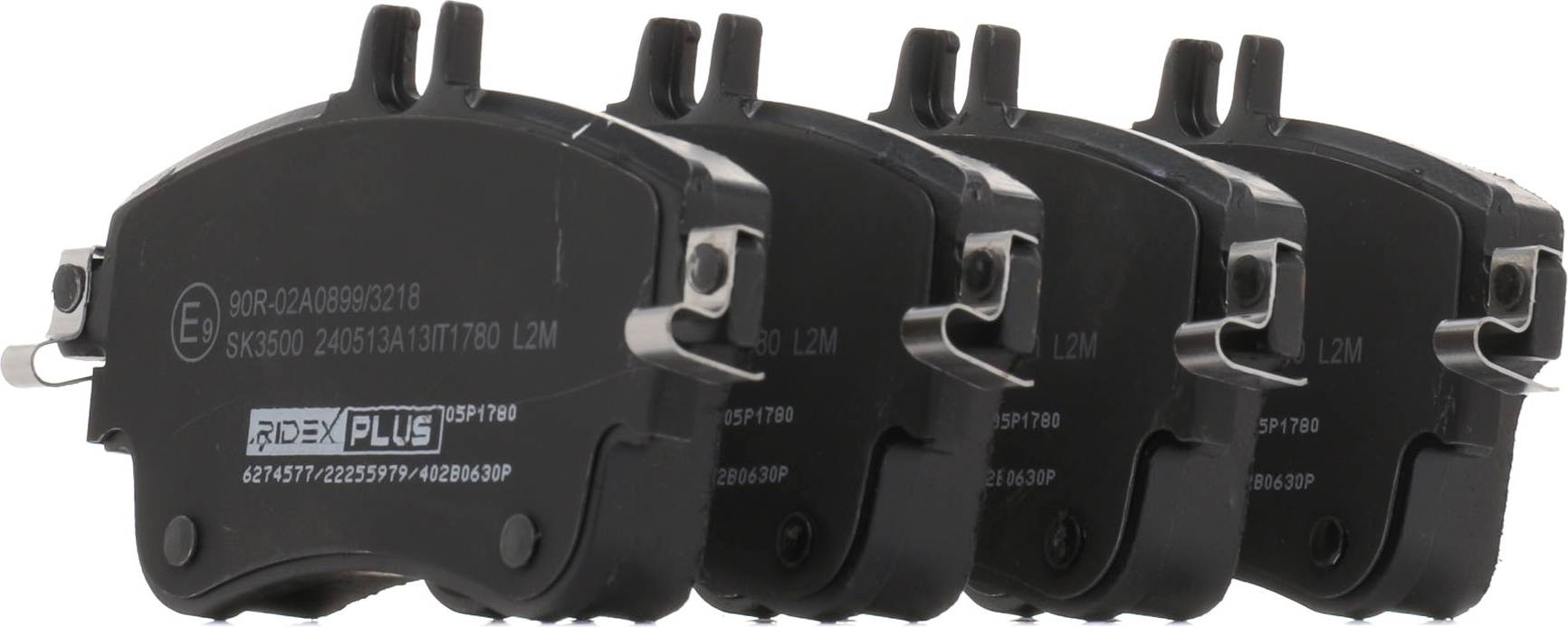 Ridex Plus Brake Pad Set Front Axle