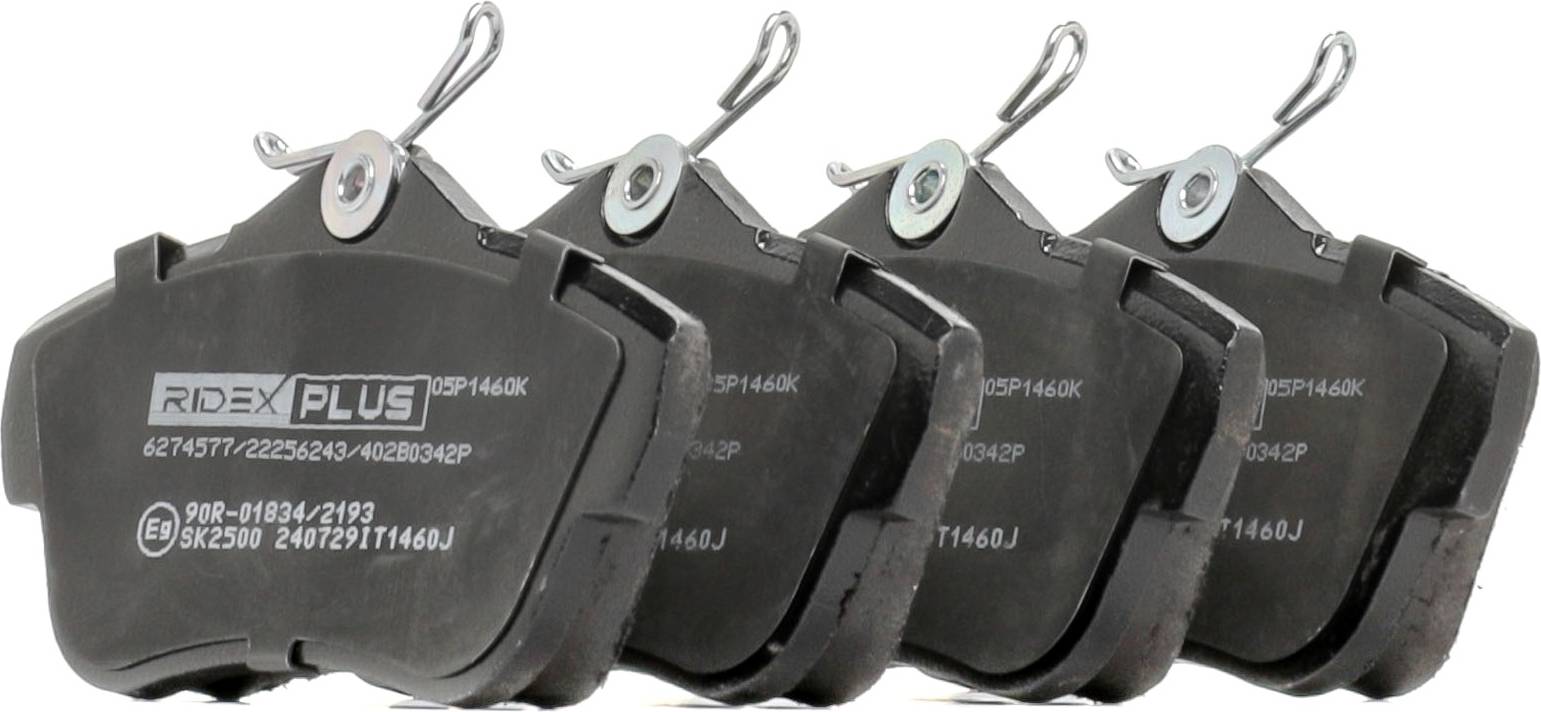 Ridex Brake Pad Set Rear Axle 402B0342P