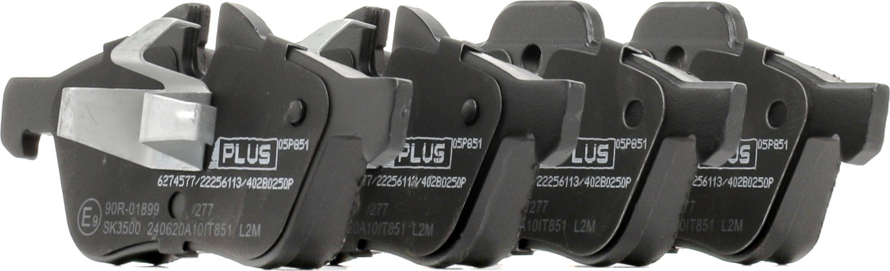 Ridex Plus Brake Pad Set Front Axle