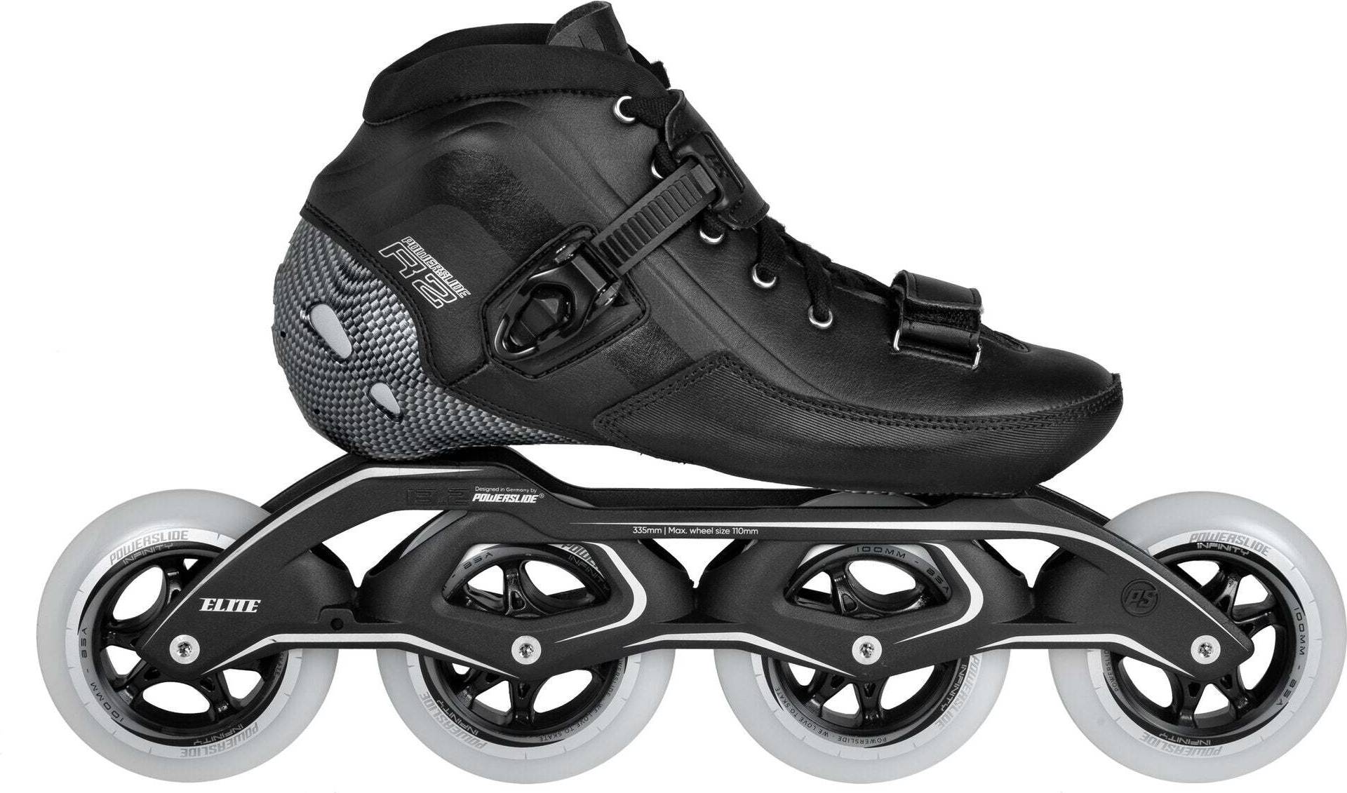 Powerslide R2 100 Inline Speed Skates Black