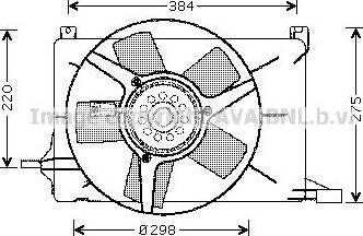 Prasco Radiator Fan OL7502