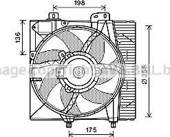 Prasco Radiator Fan PE7550