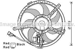 Prasco Radiator Fan BW7534