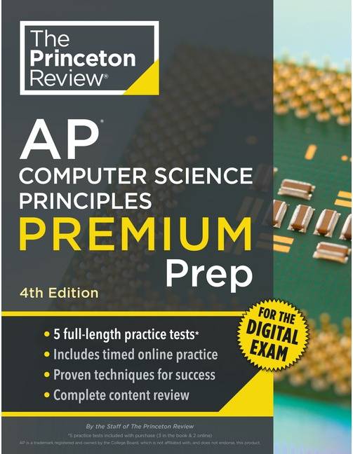 Princeton Review AP Computer Science Principles Premium Prep 4th Edition (Paperback)
