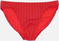 Chic Ribbed Comfort Micro Briefs - Red