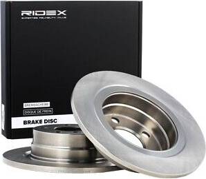 Ridex Brake Disc Rear Axle Uncoated Untreated