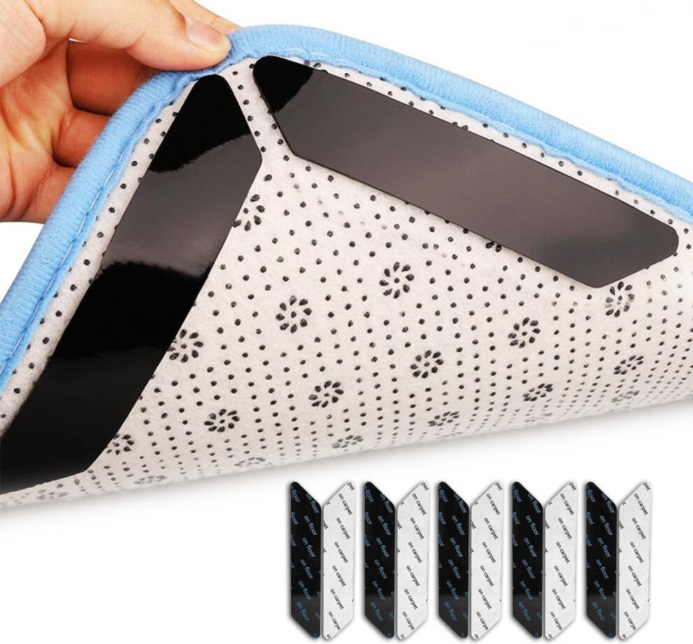 Rug grippers for carpet 10 Pcs Washable Reusable Rug Grippers