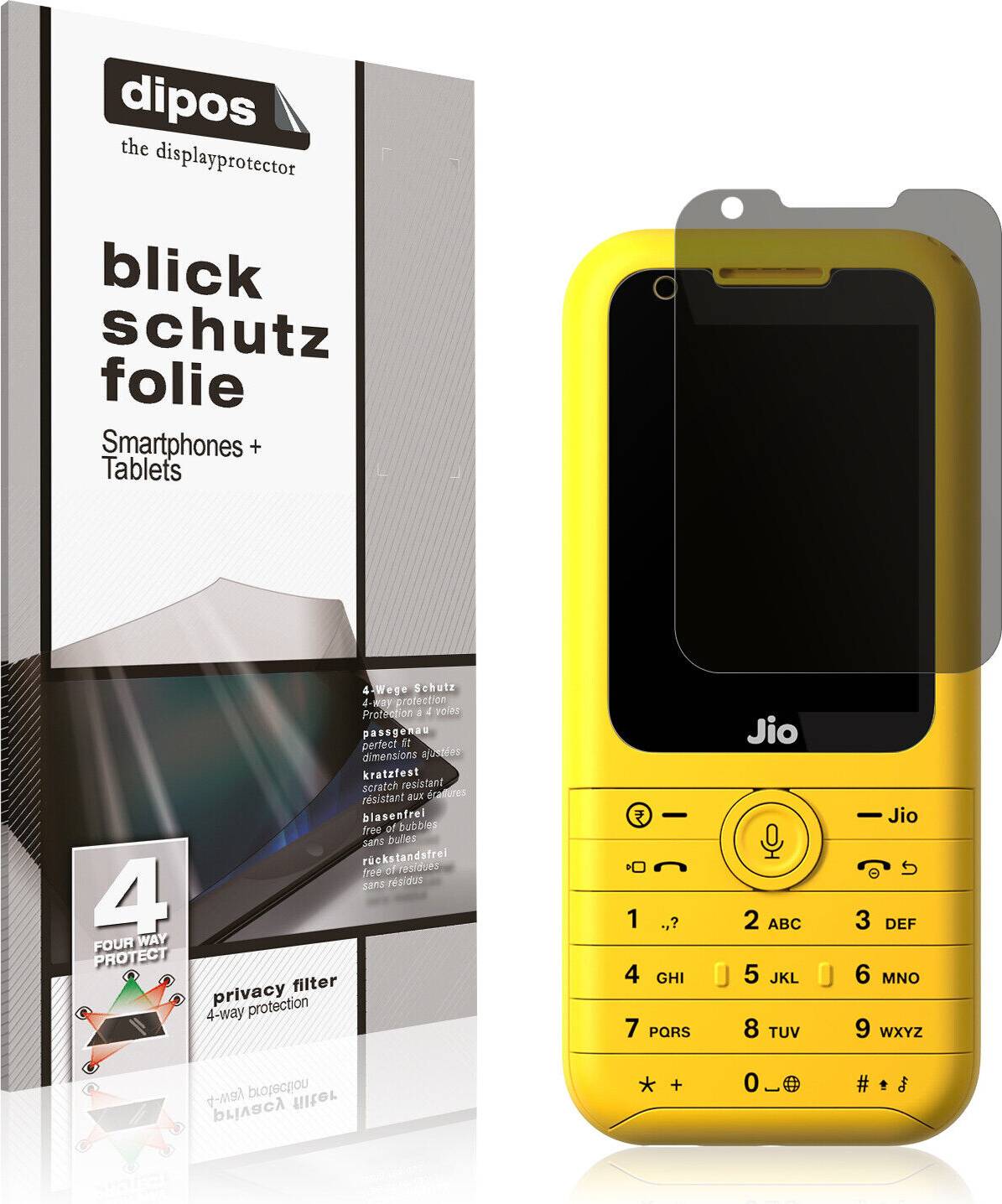 Dipos 4-Way Privacy Filter Screen Protector