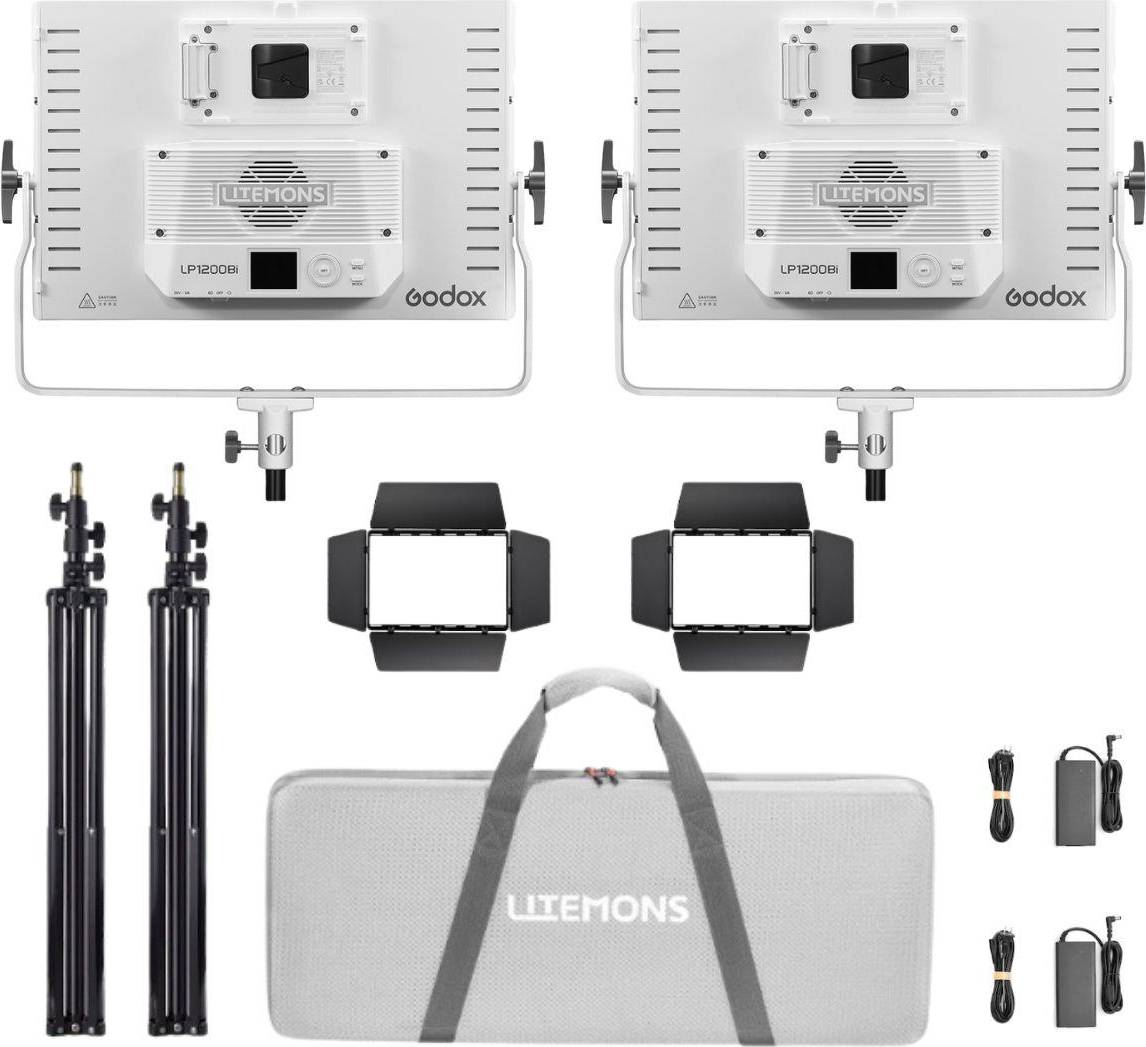 Godox Litemons LP1200Bi Bi Color LED Light Panel Kit
