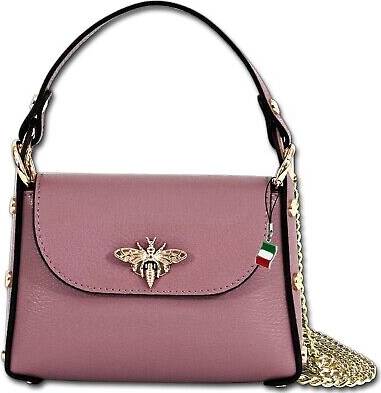 Borsa In Pelle A Tracolla Rosa Antico