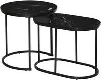 Homcom Modern 2 Pcs Coffee Table