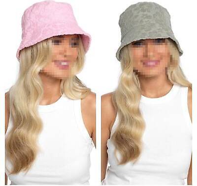 Embossed Textured Bucket Hat - Summer