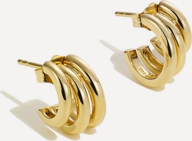 14ct Gold Classic Earring Stack