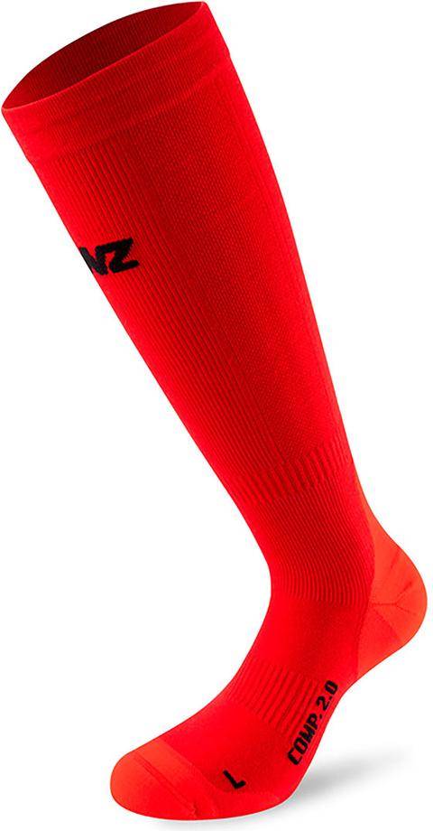 Compression 2.0 Merino Sokken - Rood