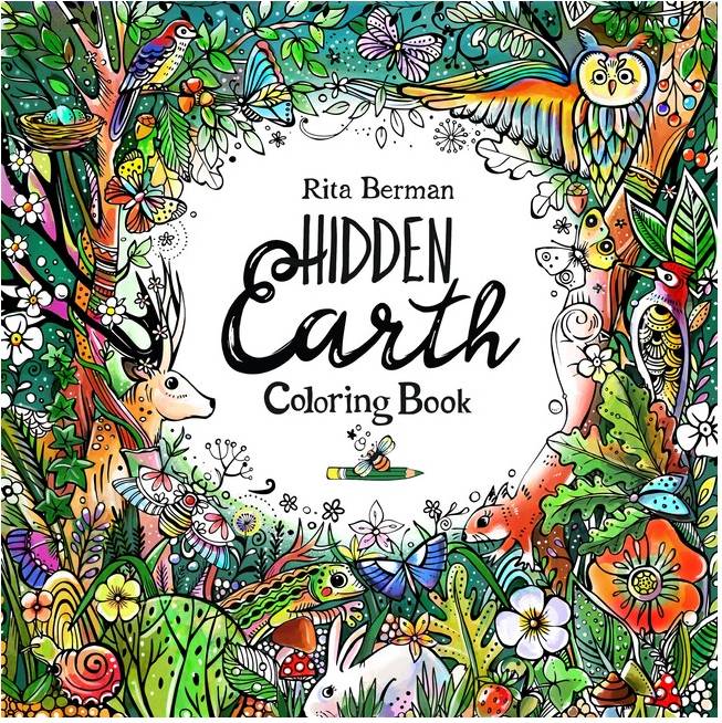 Hidden Earth Coloring Book - Rita Berman