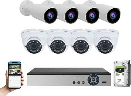 Security camera system Evertech 8 Channel Security Camera System 2TB