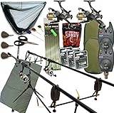 Full Carp Fishing Set With 2 Rods Reels
