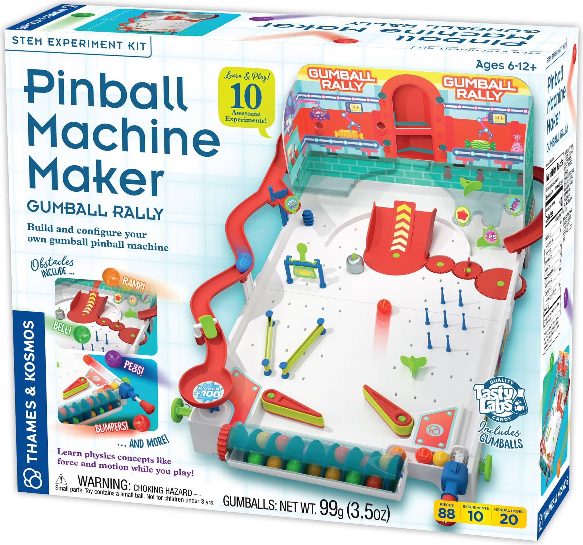 Thames & Kosmos Pinball Machine Maker Gumball Rally