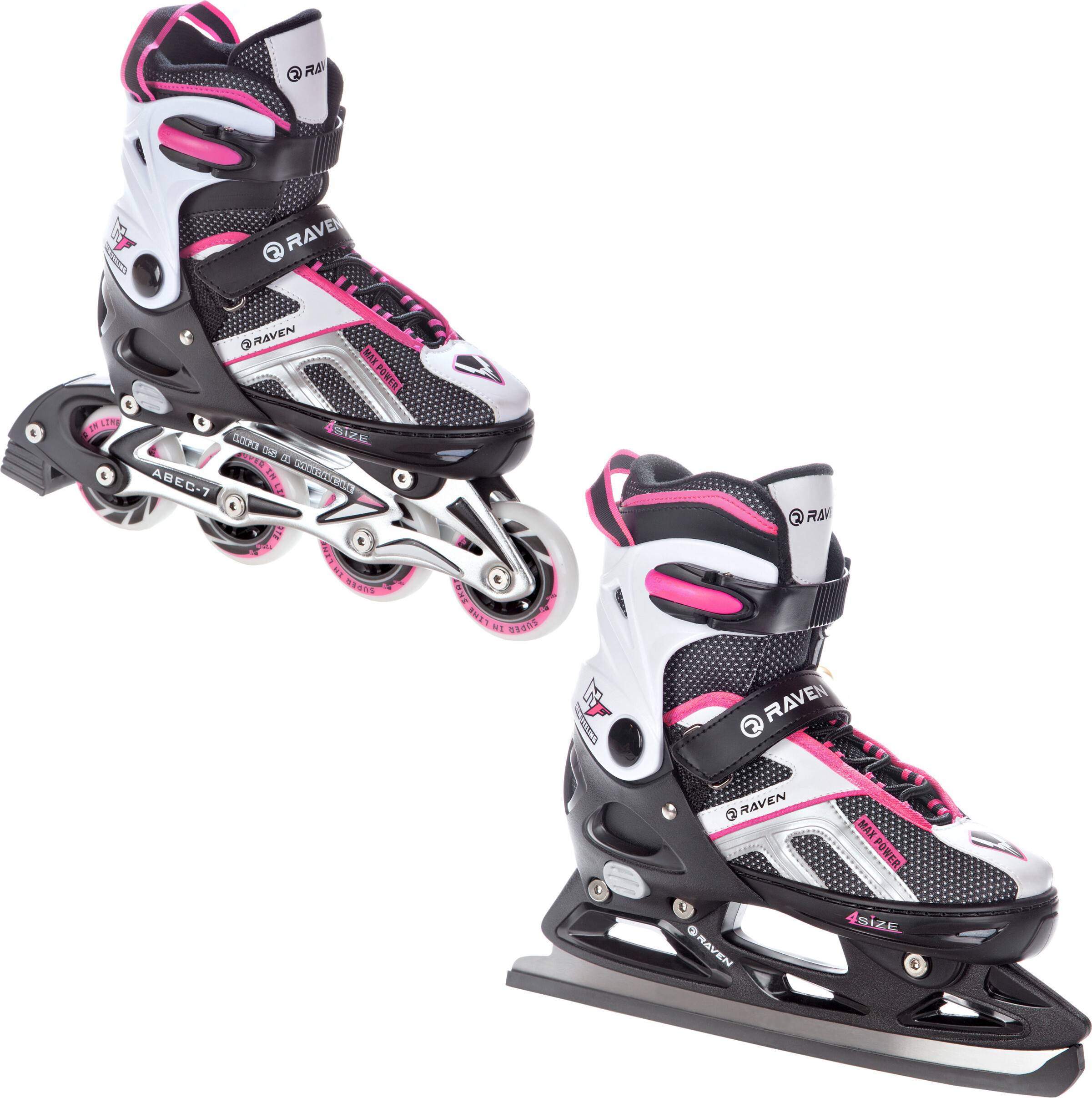 Raven 2in1 Pulse Inlines Svart Rosa