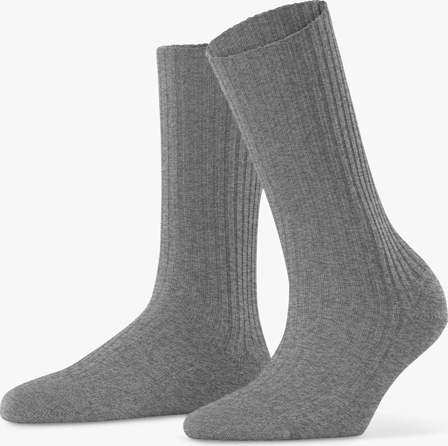 Falke Cosy Wool Cashmere Blend Ribbed Boot Socks
