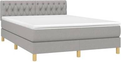 vidaXL LED Box Spring Letto con Struttura