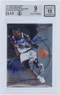 Bowman Toronto Raptors Autographed 9/10 Rookie Card