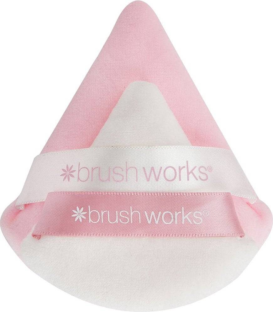 Brushworks Triangular Powder Puff Duo