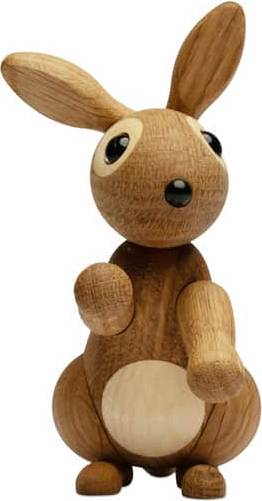 Spring Copenhagen Bounce Rabbit Brown Prydnadsfigur 9.5cm
