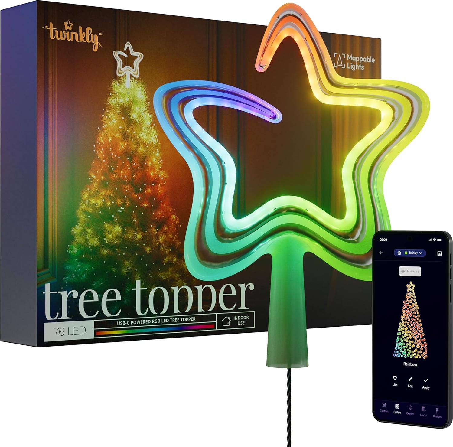 Star Topper Multicolour