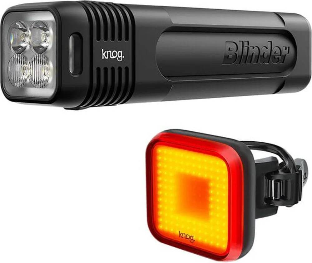 Knog Blinder Pro 900 + Square Rear Light Set