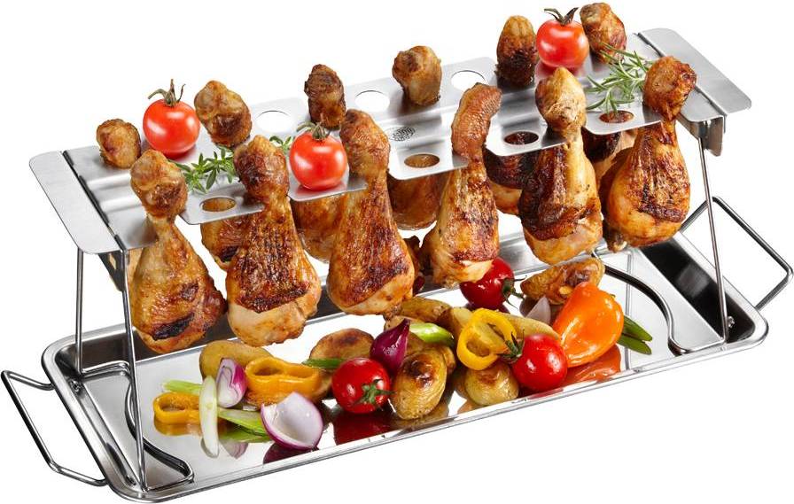 GEFU Barbecue Rack for Chicken Legs Kitchenware
