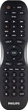 Philips 4 Device Remote Control Matte Black