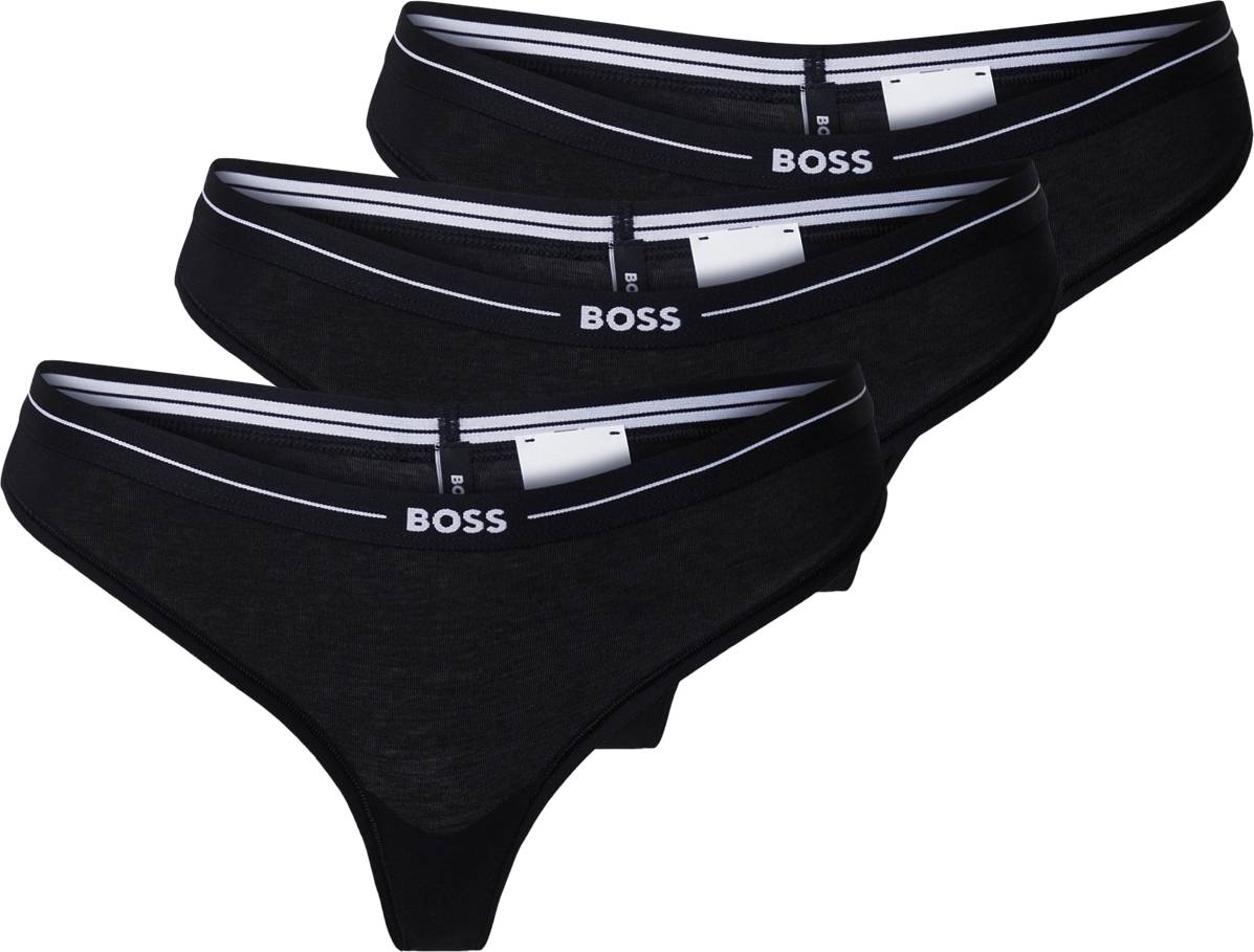 BOSS Boss String - Sort/Hvid