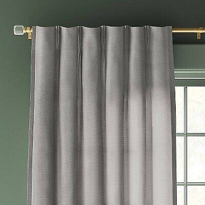 34 x 95 Inch Light Filtering Pebble Satin Curtain Panel