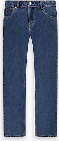 Only Rak Passform Jeans - Blå