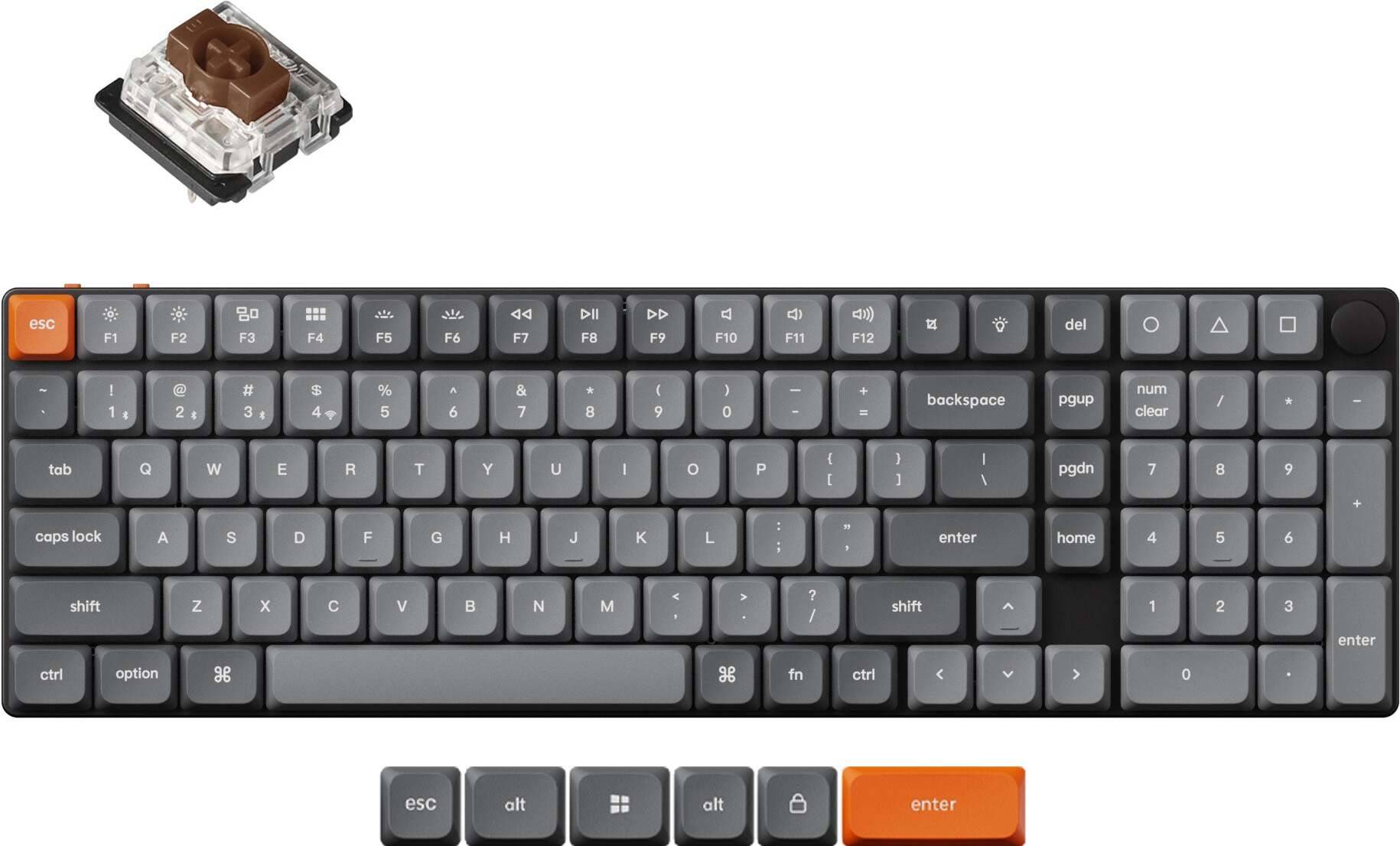 Keychron keyboard Keychron K17 Max RGB Wireless Keyboard