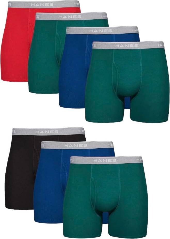 Hanes boxer briefs Hanes Cool Dri Tagless Boxer Briefs - Assorted Multicolor