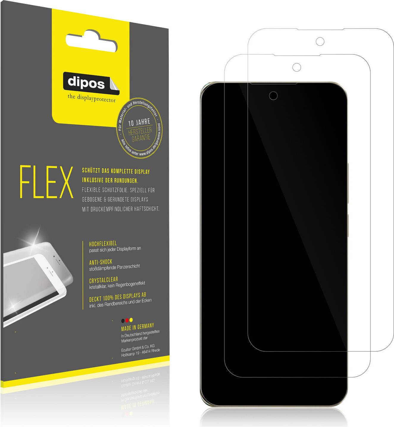 Dipos 2x Screen Protector for Realme 13 Pro