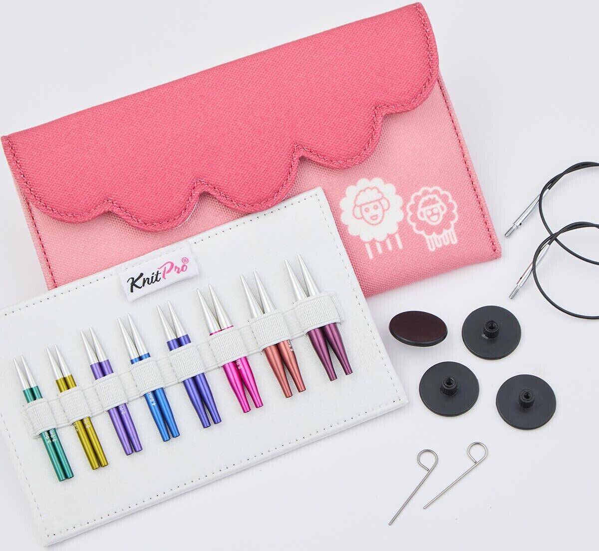 Knitpro Mini Udskiftelige Rundpindesæt 5 cm
