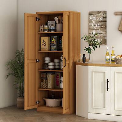 Homcom Rustic 2-Door Kitchen Storage Cabinet
