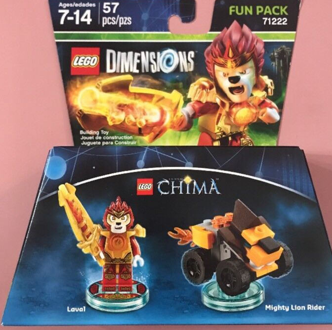Lego dimensions LEGO Dimensions 71222 Chima Laval Mighty Lion Rider Fun Pack